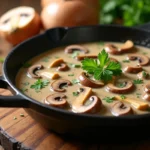 Sos pieczarkowy: Przepis, Przygotowanie i Podanie