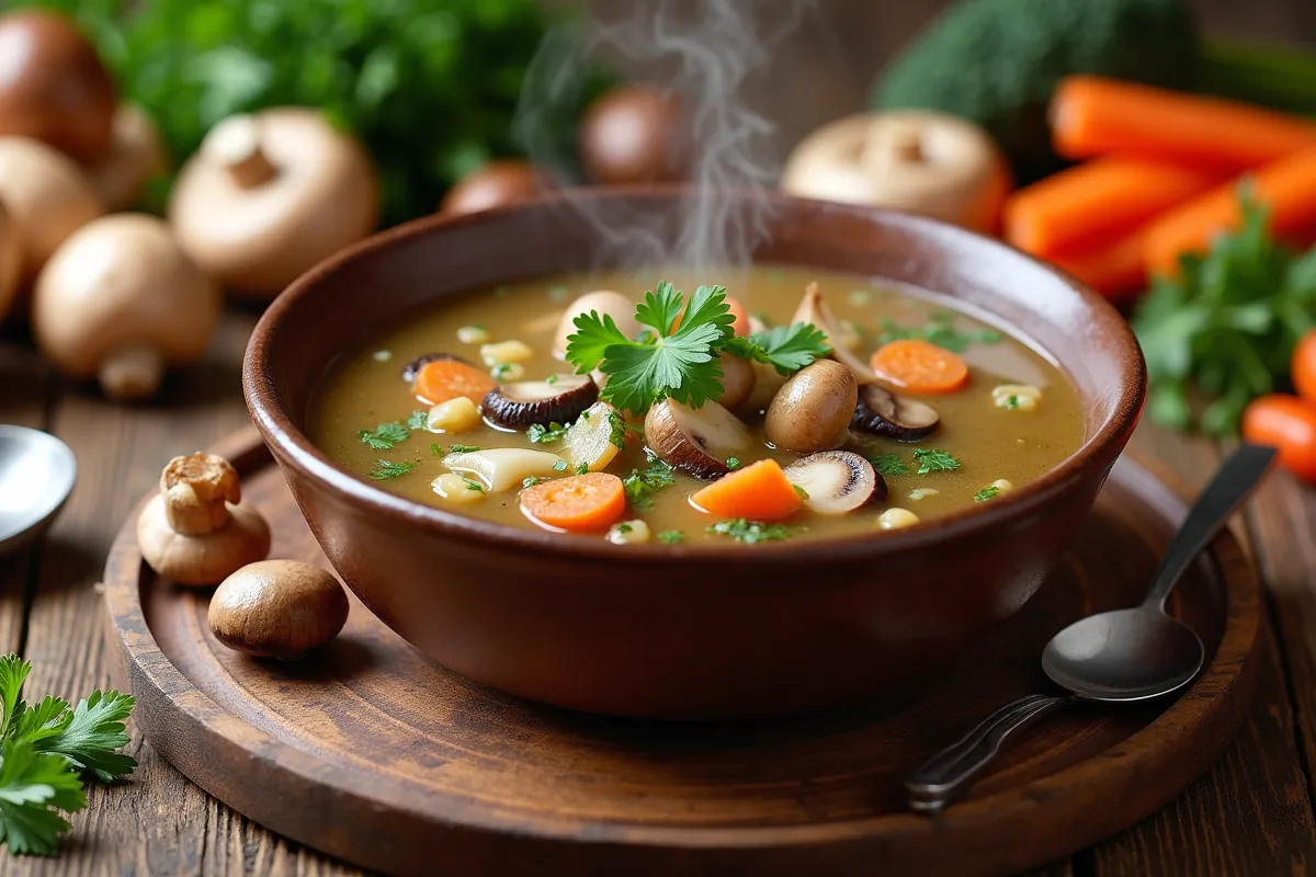 Zupa grzybowa: Przepis, składniki i wartości odżywcze